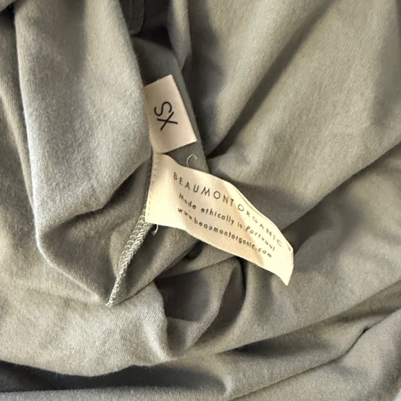 Beaumont Organic Maeve Organic Cotton Dress in Soft Sage - Picture 10 of 12